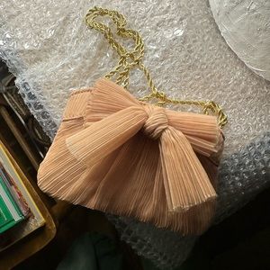 Rochelle Beauty (pink) Mini Bow Clutch